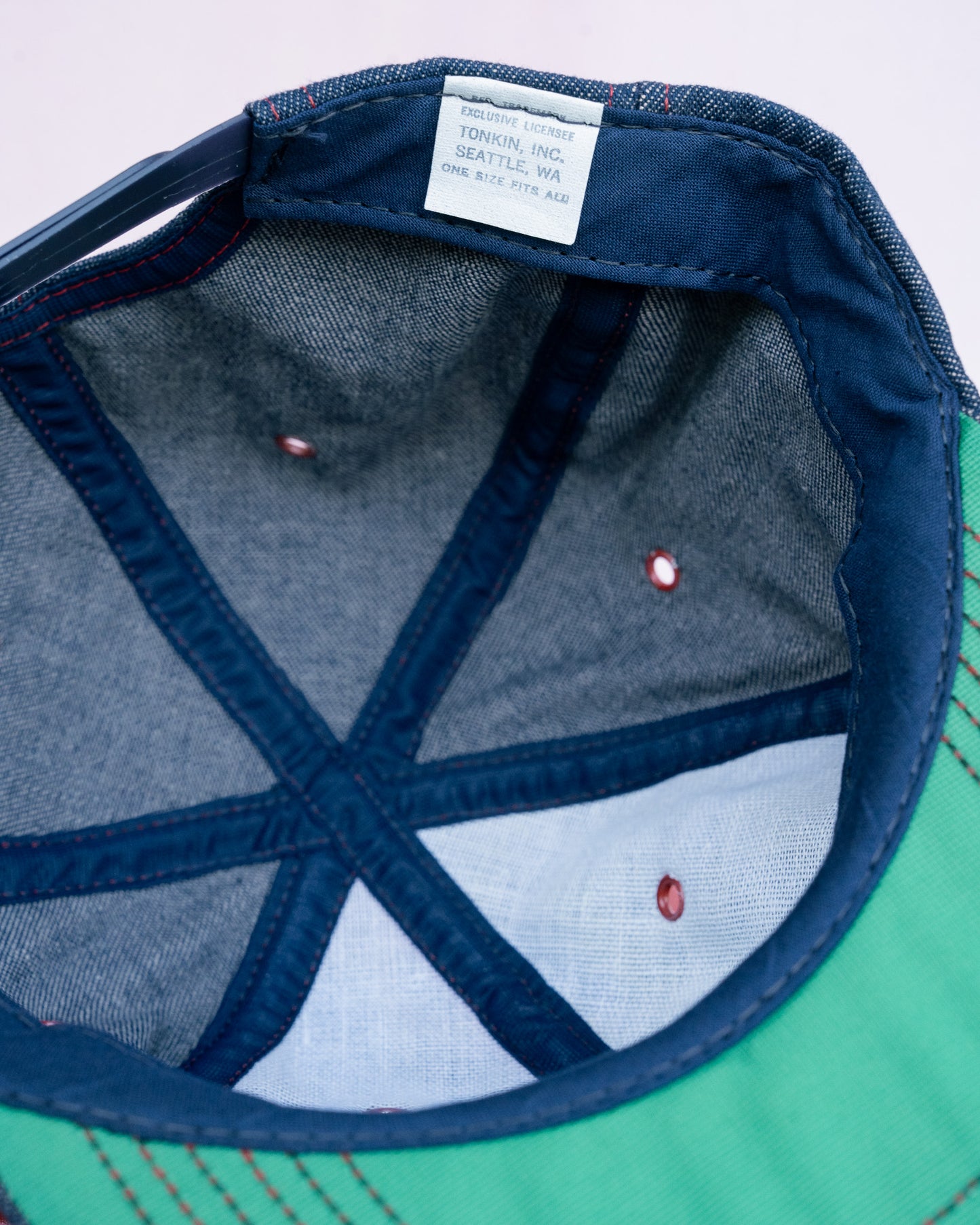 1980s-90s "TONKIN, INC." Kenworth Trucks Denim Snapback