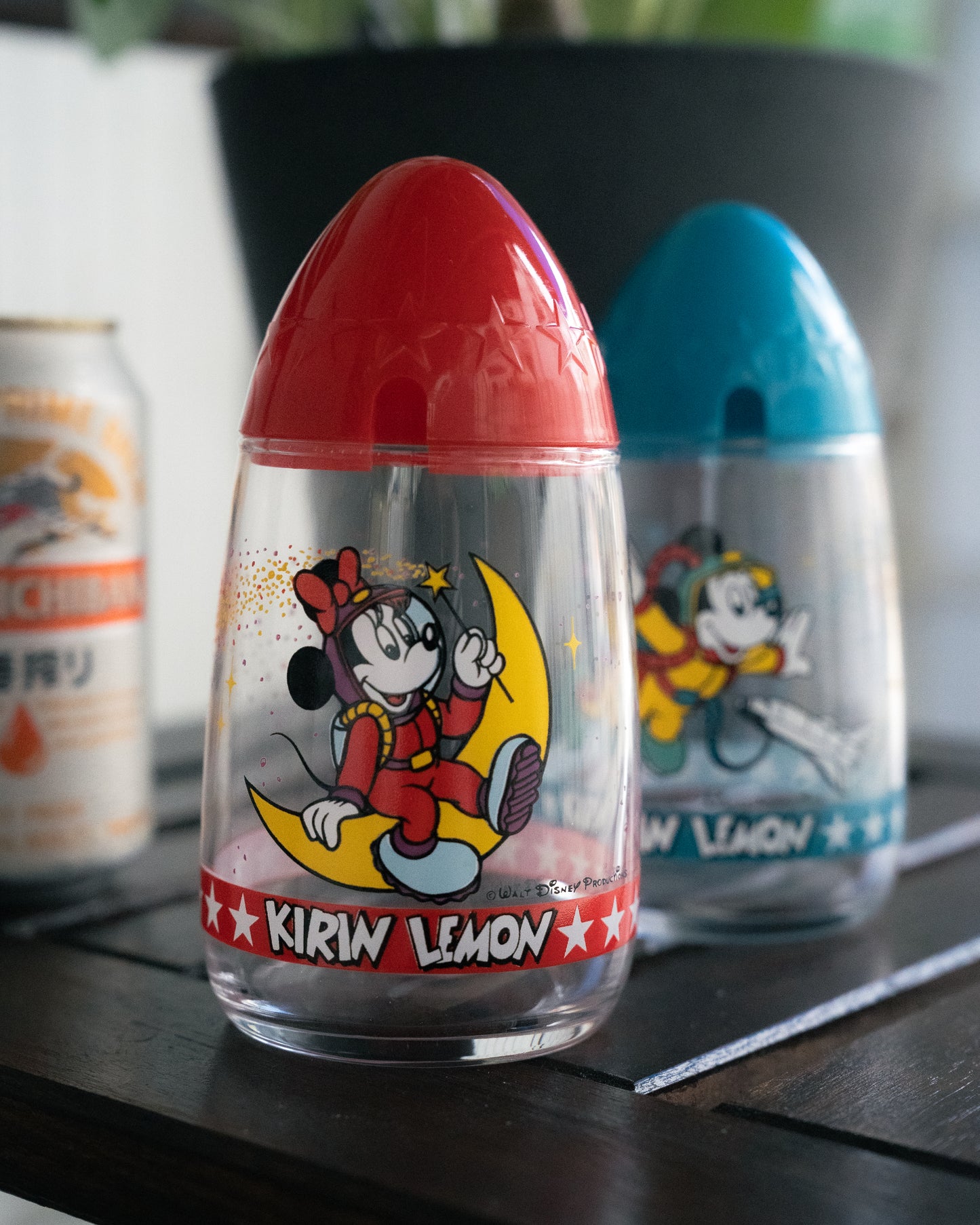 Shōwa Era - KIRIN LEMON x Disney Mickey & Minnie Rocket Glass Set