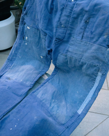 1950-60s French Indigo Work Pants