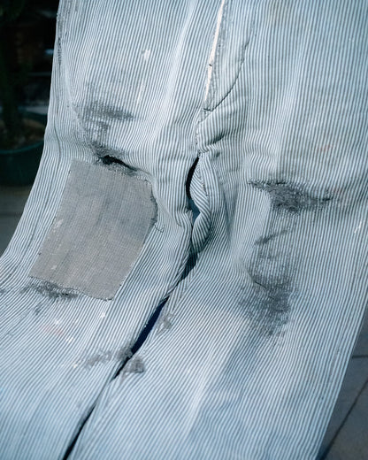 1950s French Cotton Piqué Work Pants