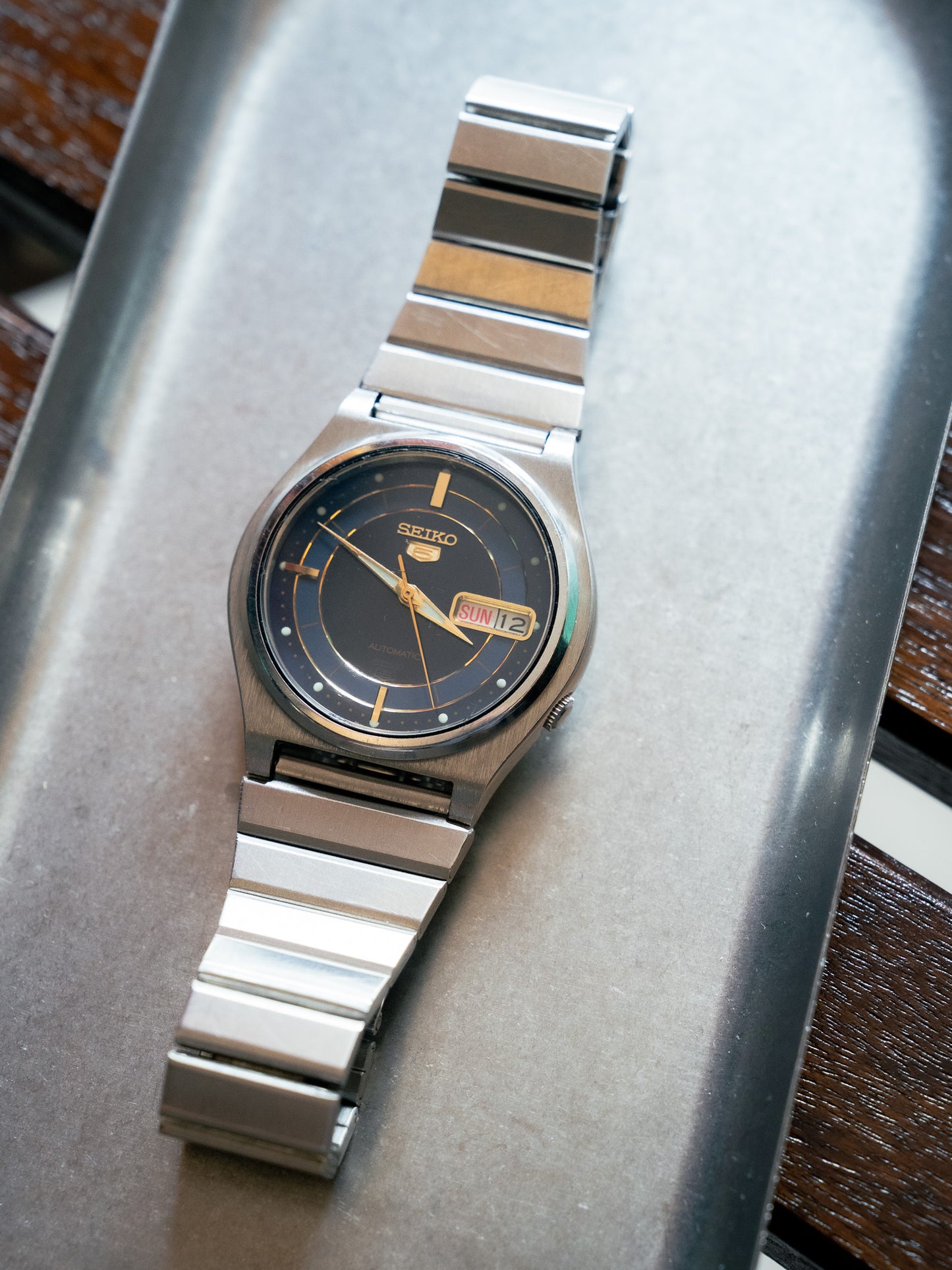 1998 SEIKO 5 Automatic Day-Date 7S26-3170 Watch