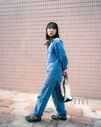 1980s French "LAFODEX" Indigo Coverall