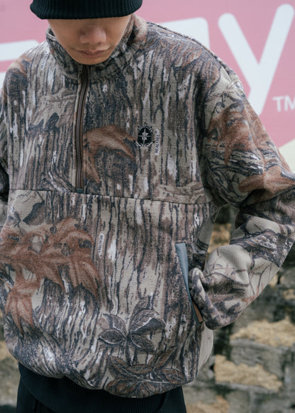 "STEARNS" REALTREE Fleece Half Zip Pullover