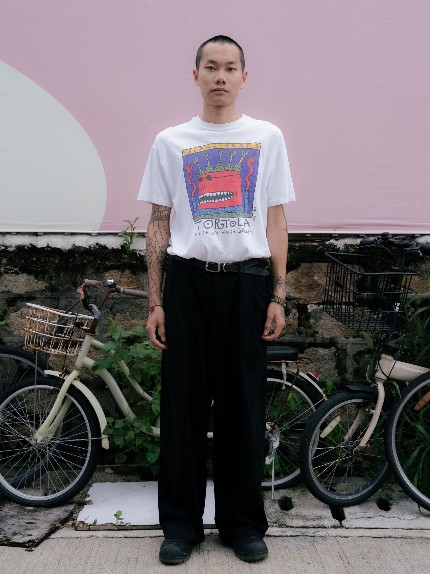 1990's "ANVIL" BIG HED Tortola Tee