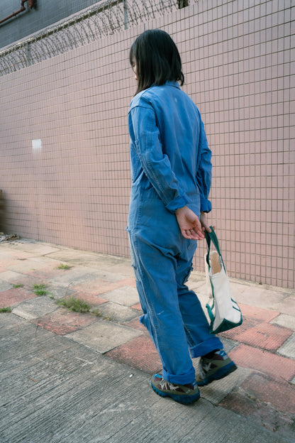 1980s French "LAFODEX" Indigo Coverall