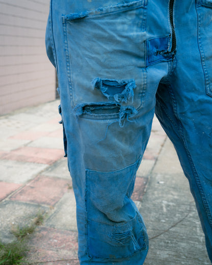 1980s French "LAFODEX" Indigo Coverall