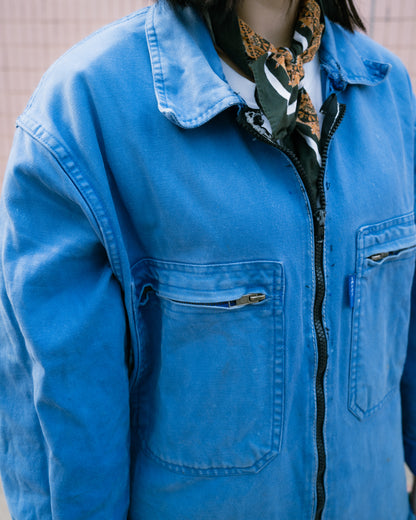 1980s French "LAFODEX" Indigo Coverall