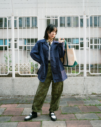 European Belt-Back Work Jacket