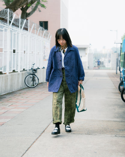 European Belt-Back Work Jacket