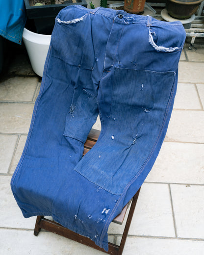 1960s French Denim Pants