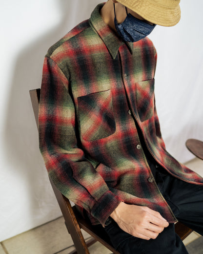 「VISION」ウールシャツジャケット