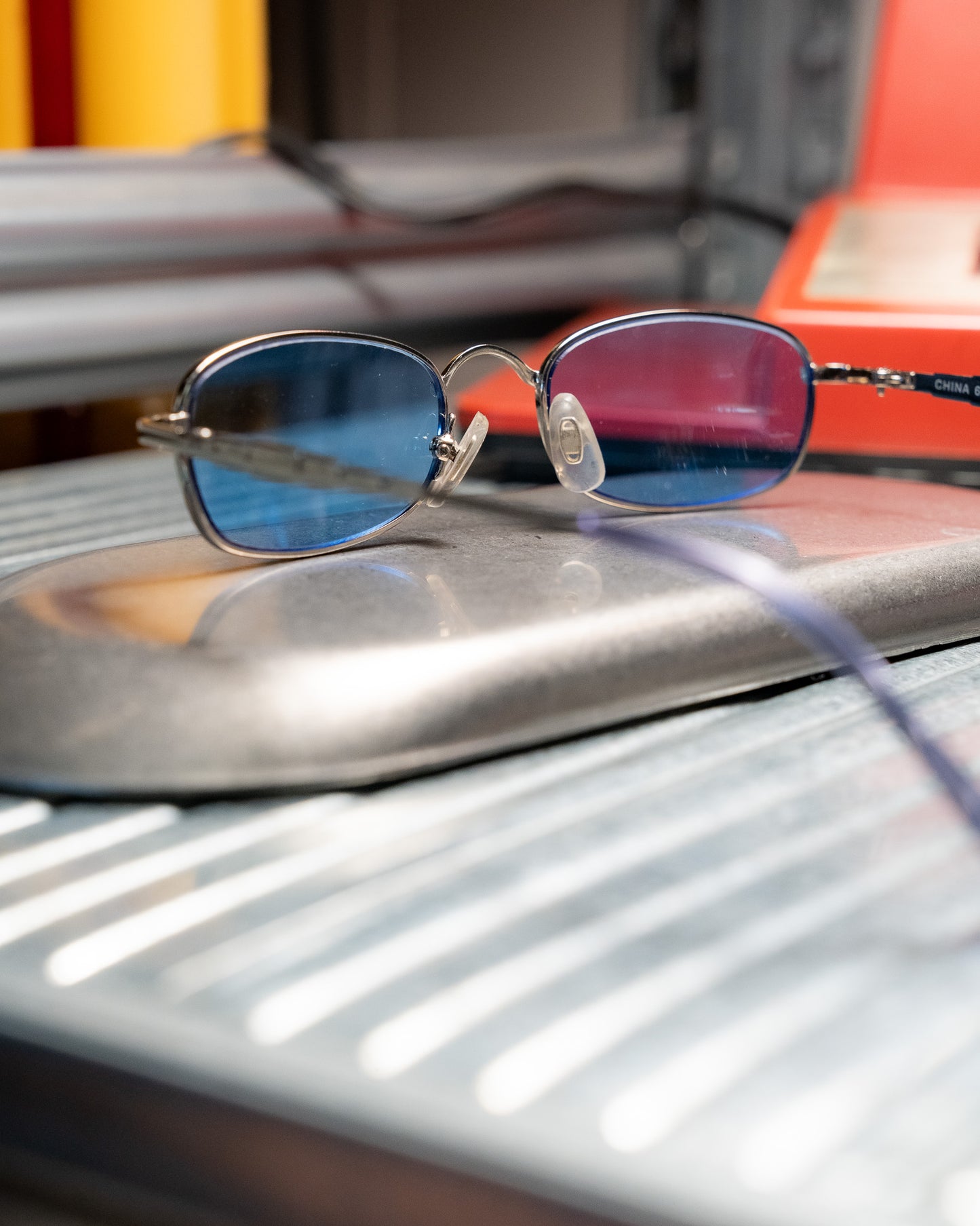 1990s Mills Rectangular Sunglasses