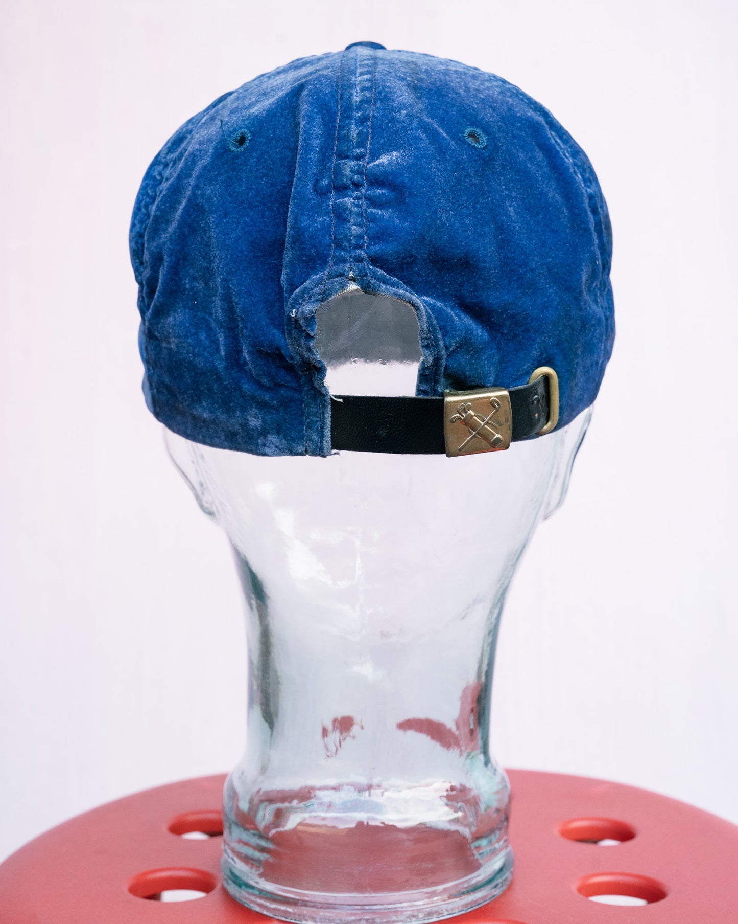 1970s-80s The Sparks Newspapers Golf Tournament Velvet Strapback Cap