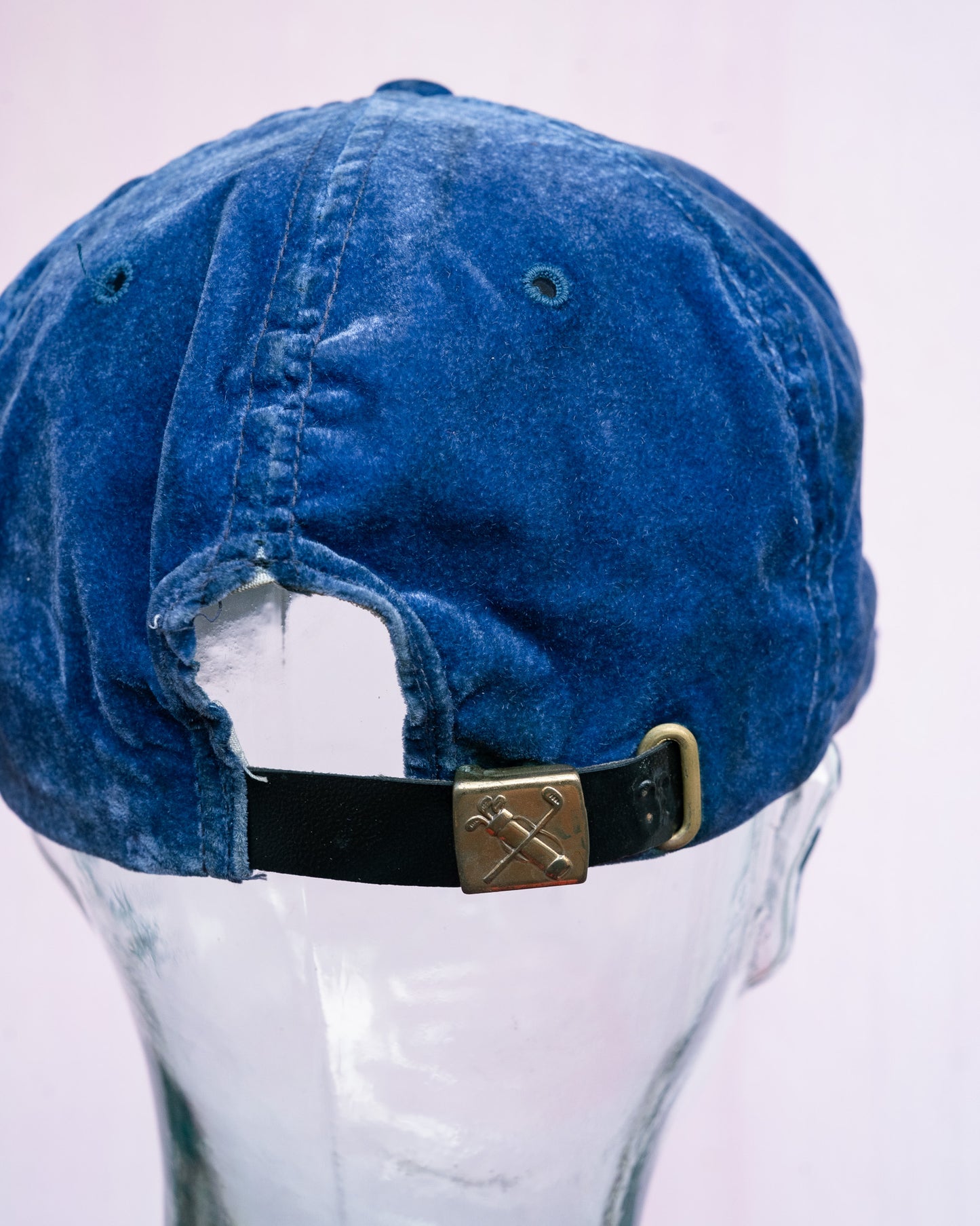 1970s-80s The Sparks Newspapers Golf Tournament Velvet Strapback Cap