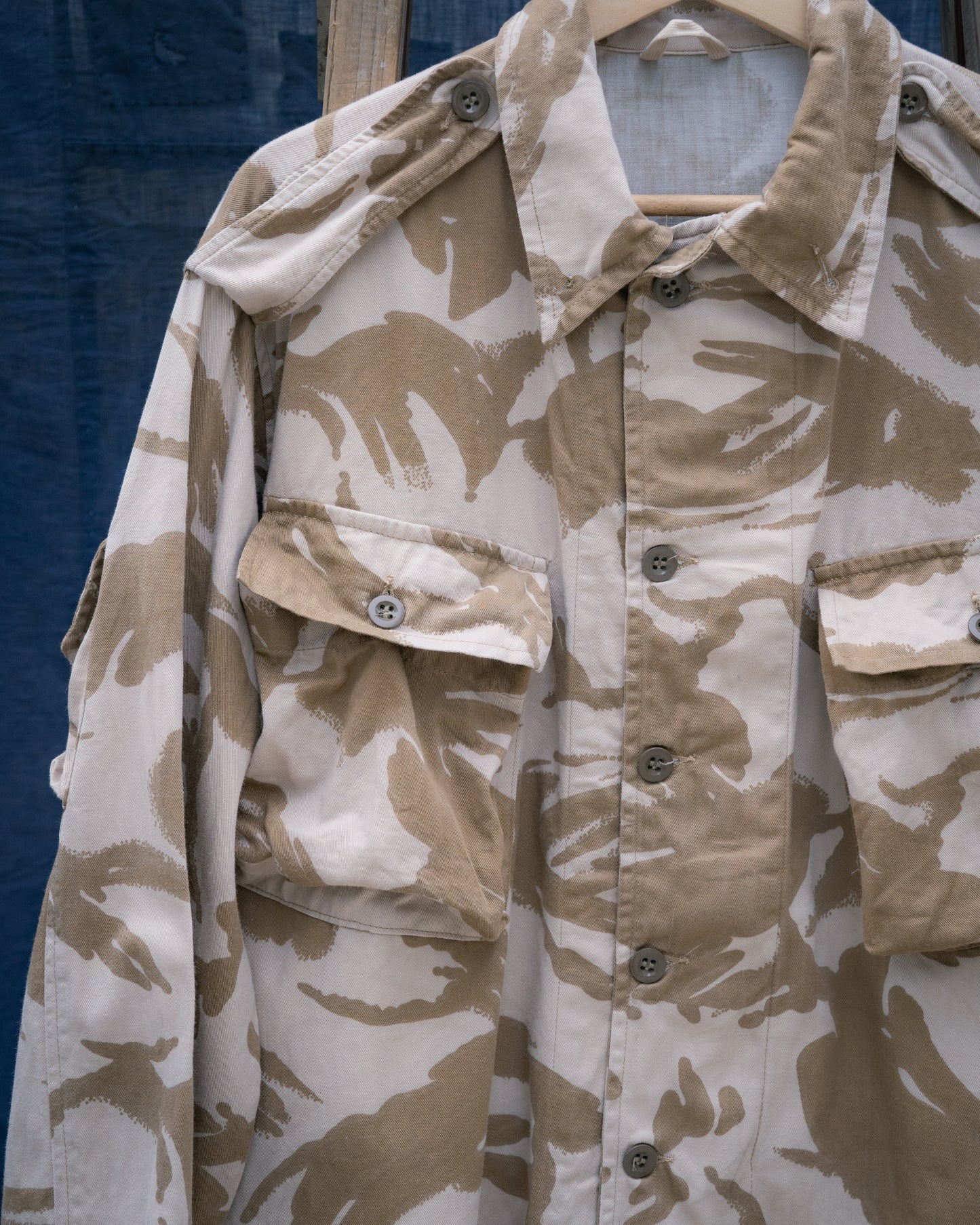 1990s Gulf War British Army Sparse Desert Camo DPM Combat Shirt