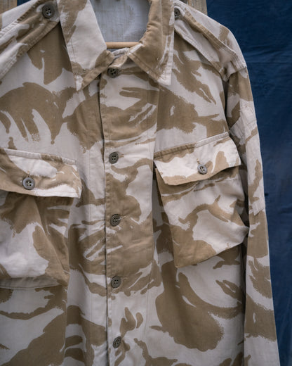 1990s Gulf War British Army Sparse Desert Camo DPM Combat Shirt