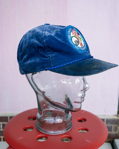 1970s-80s The Sparks Newspapers Golf Tournament Velvet Strapback Cap