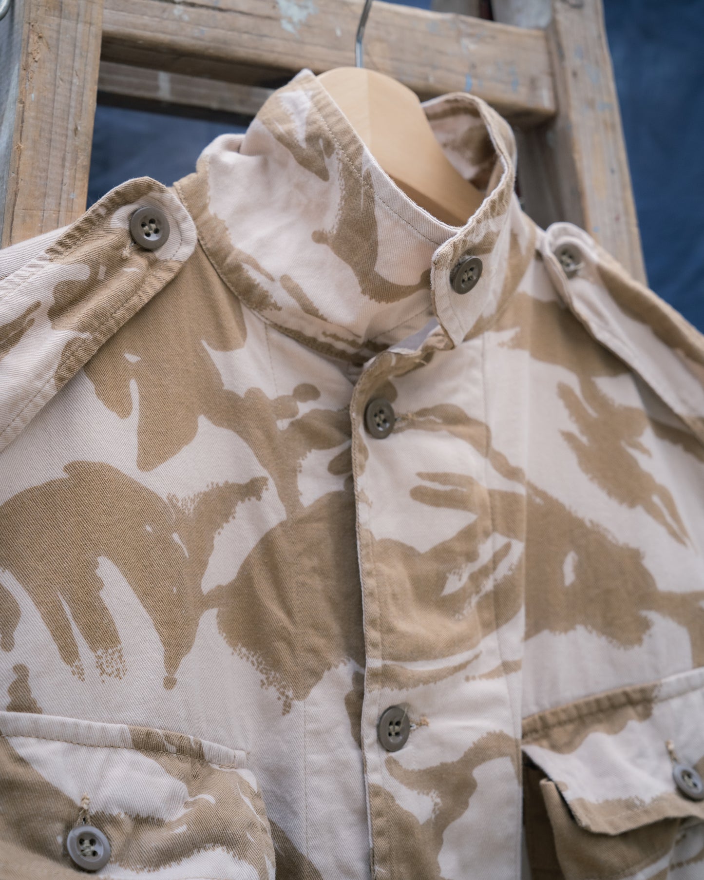 1990s Gulf War British Army Sparse Desert Camo DPM Combat Shirt