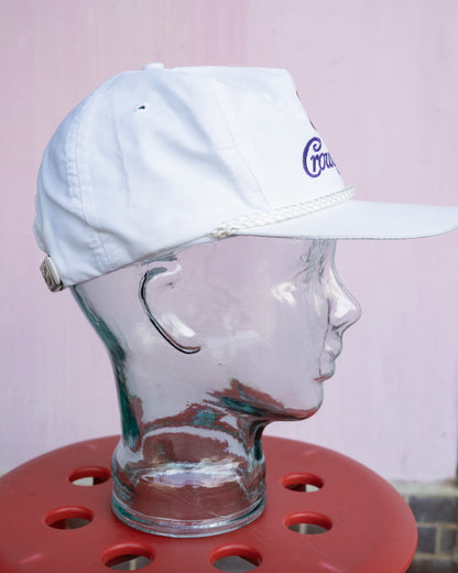 1990s Crown Royal Whiskey Embroidered Rope Strapback Cap
