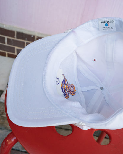 1990s Crown Royal Whiskey Embroidered Rope Strapback Cap