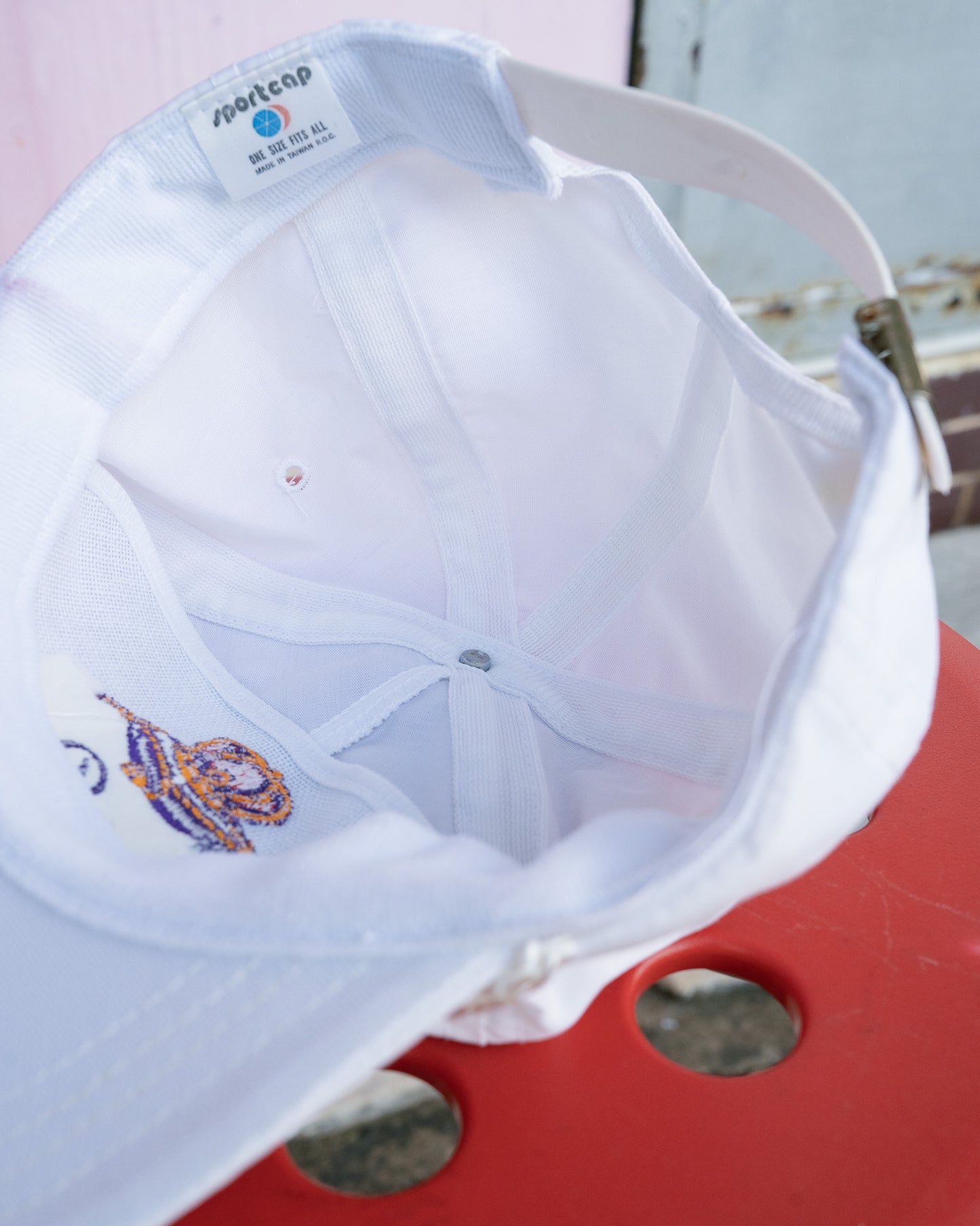 1990s Crown Royal Whiskey Embroidered Rope Strapback Cap