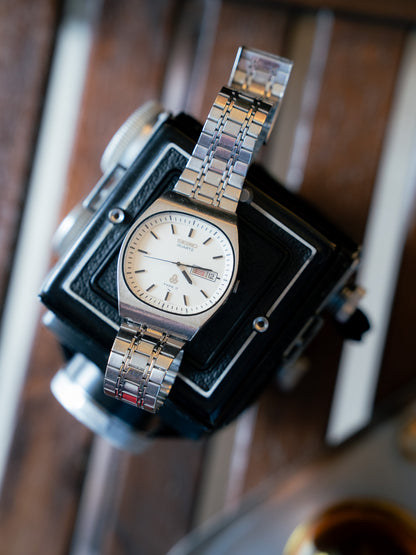 1979 SEIKO Type II Quartz 7123-5030 A JDM Day-Date Watch