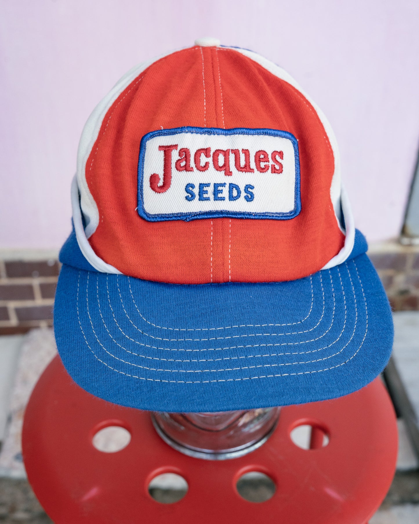 1970s-80s "Swingster" Jacques Seeds Flap Cap