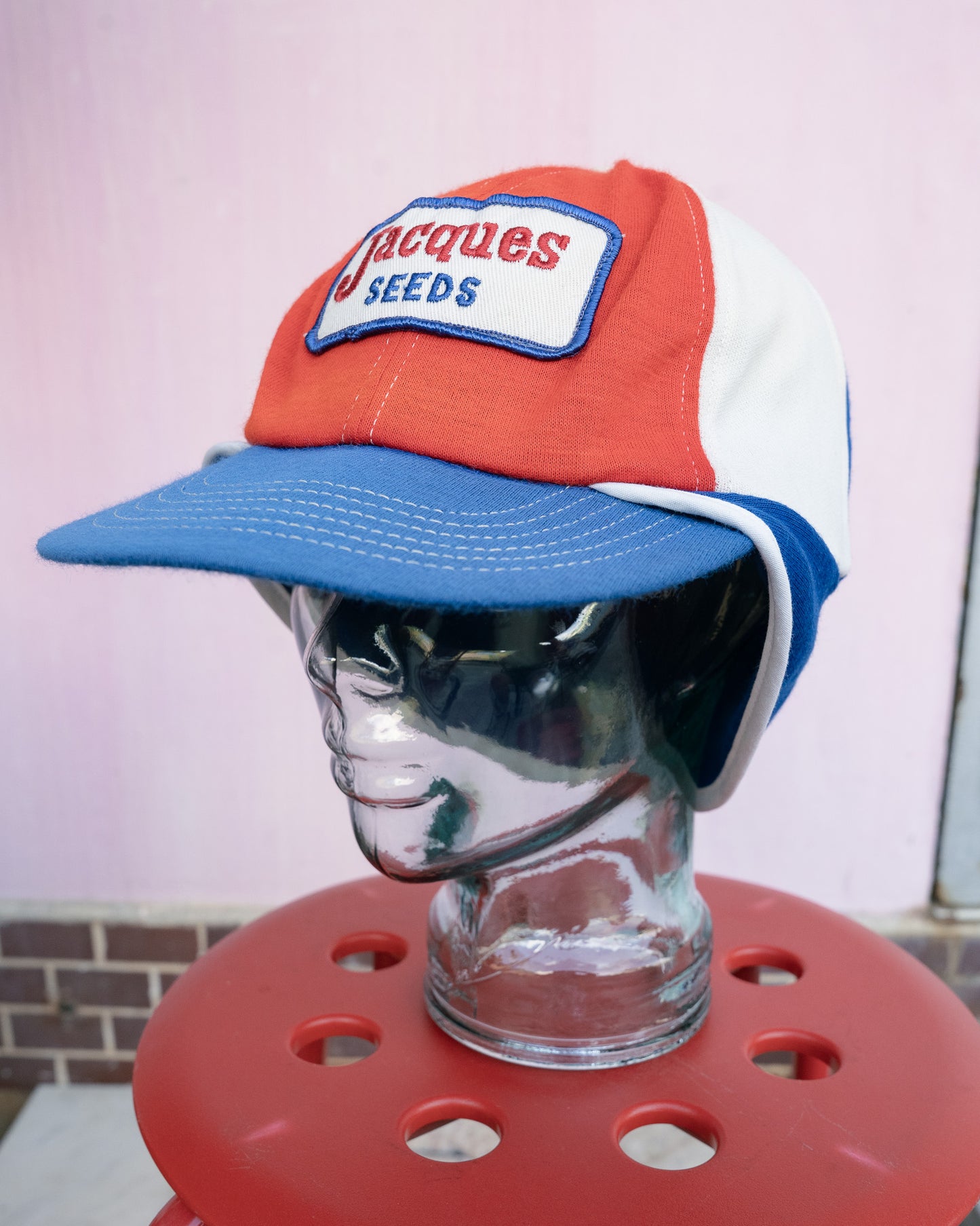 1970s-80s "Swingster" Jacques Seeds Flap Cap