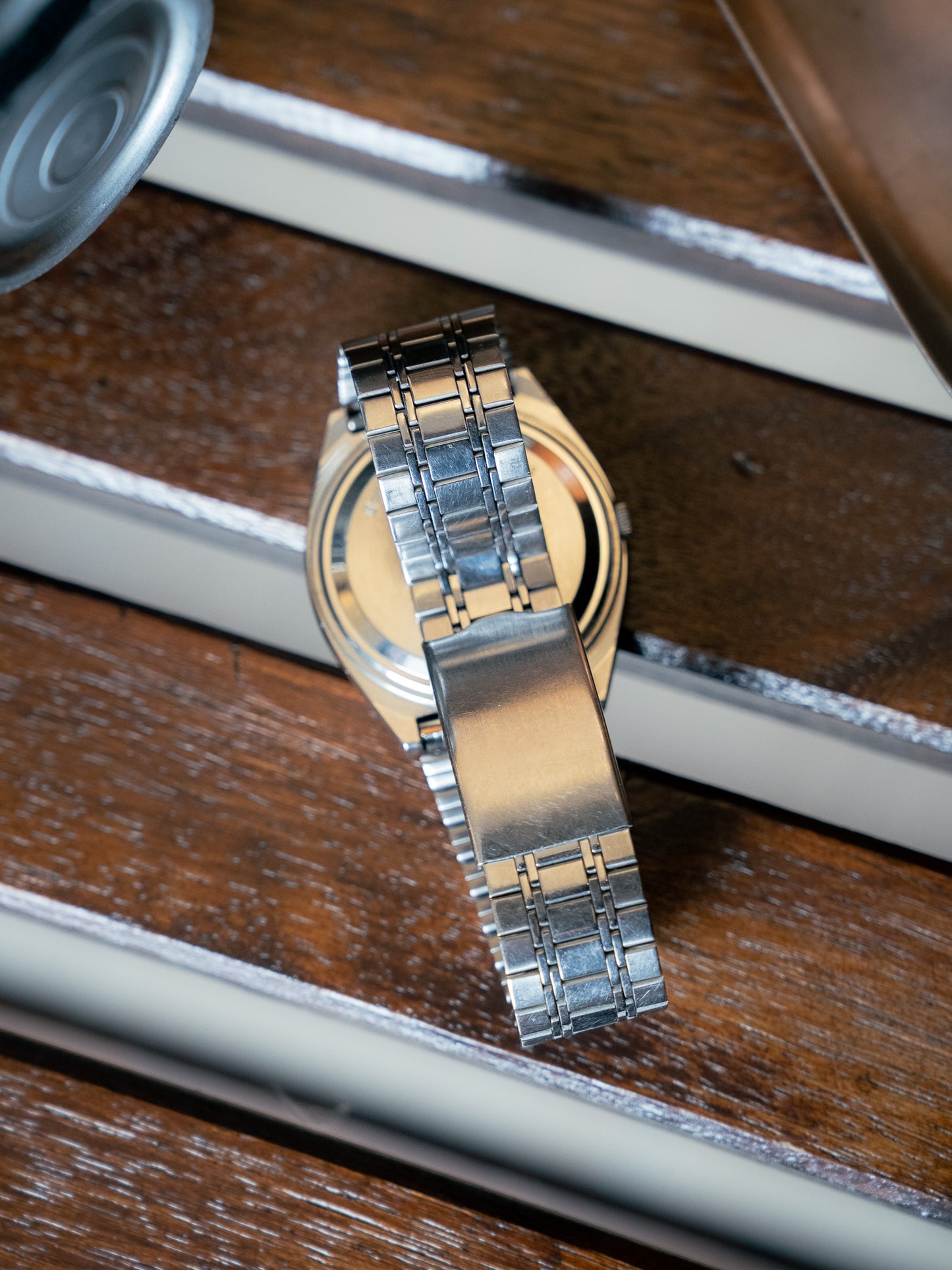 1979 SEIKO Type II Quartz 7123-5030 A JDM Day-Date Watch