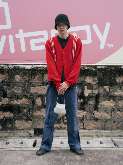 ~1960s "BARCLAY" Acrylic Button Up Cardigan