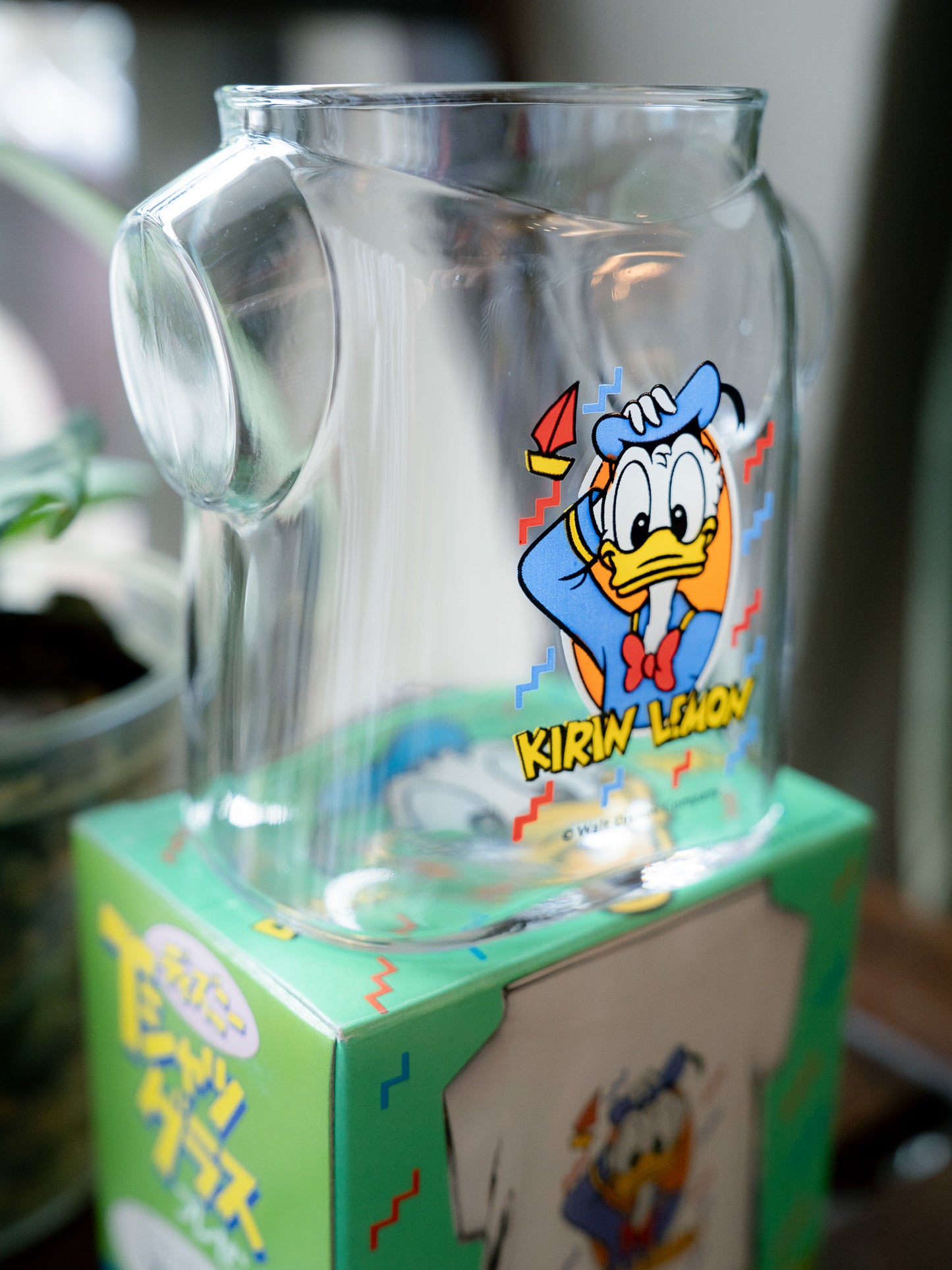 1980s KIRIN LEMON x DISNEY Donald Duck T-Shirt Glass Cup