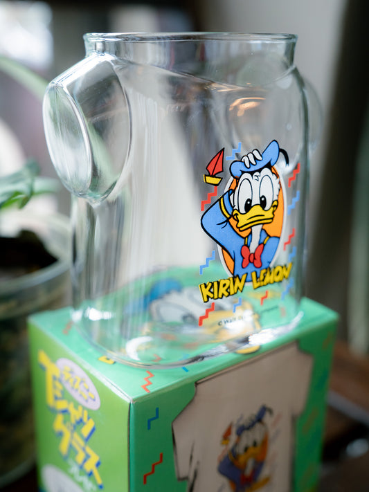 1980s KIRIN LEMON x DISNEY Donald Duck T-Shirt Glass Cup