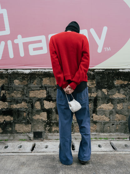 ~1960s "BARCLAY" Acrylic Button Up Cardigan