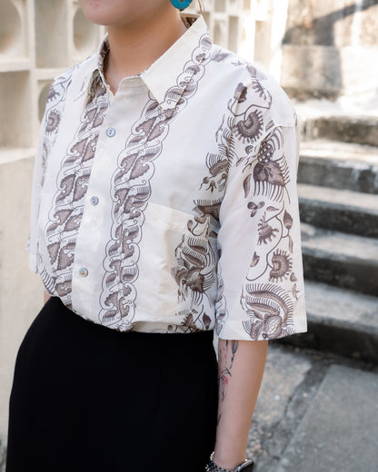 "ART FISH CLUB" Short Sleeve Shirt