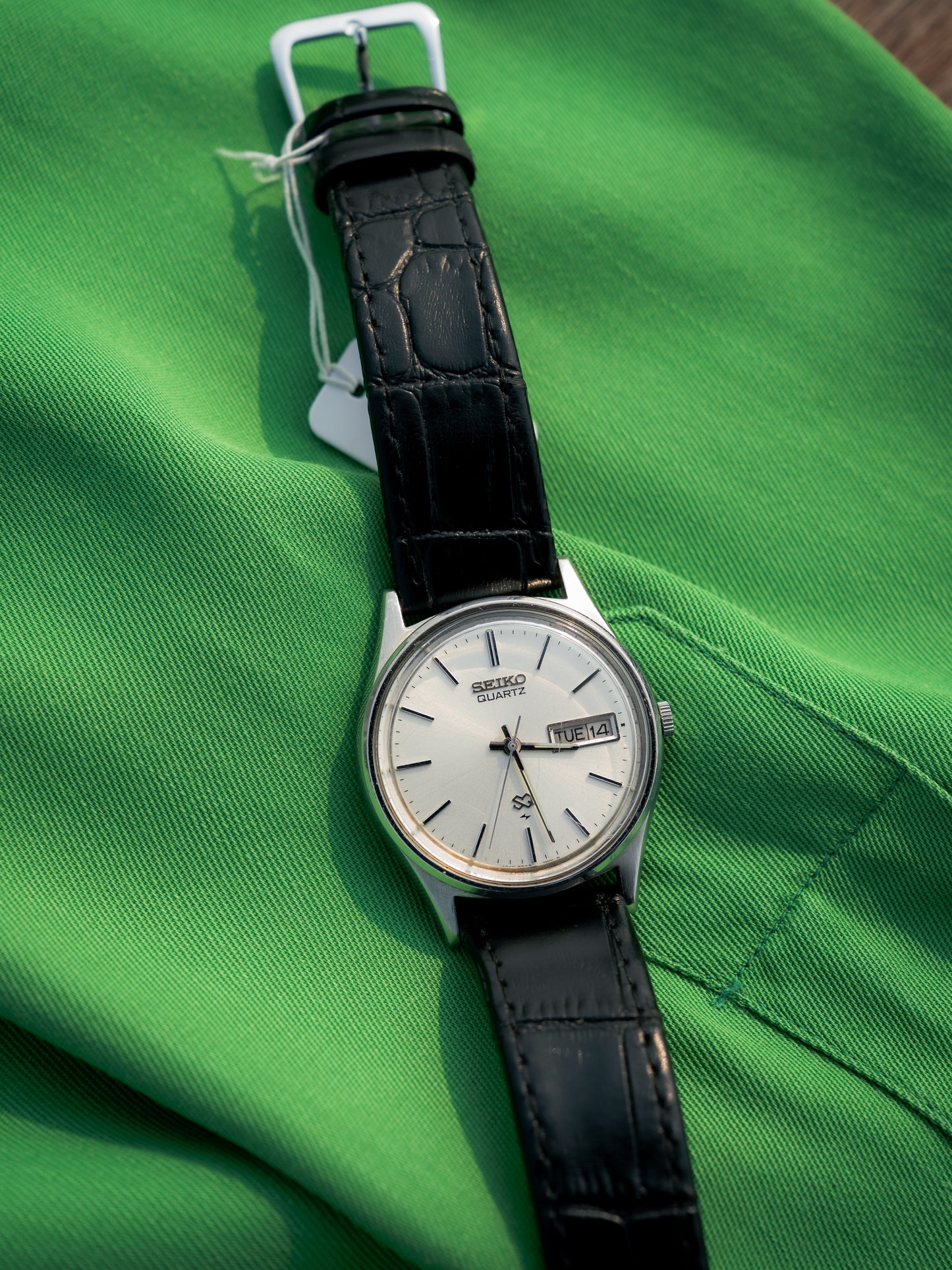 1982 SEIKO QUARTZ Day-Date 6923-7000 Watch