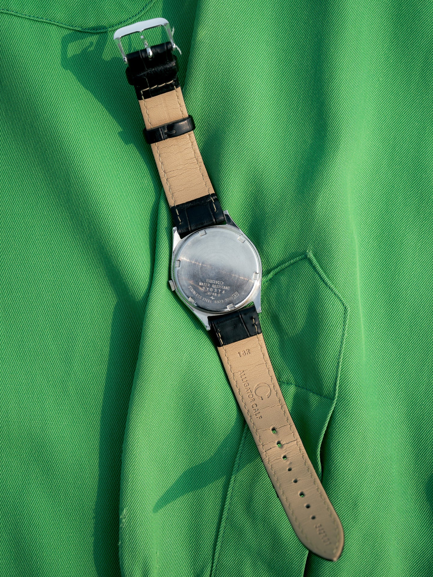 1982 SEIKO QUARTZ Day-Date 6923-7000 Watch