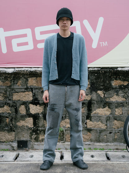 1960s "RUGBY STROKE SAVER" Virgin Alpaca Cardigan