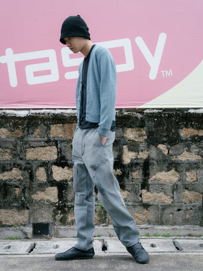 1960s "RUGBY STROKE SAVER" Virgin Alpaca Cardigan