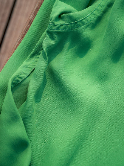 1950s "FLAMINGO SPORTSWEAR" Rayon Gabardine Loop Collar Shirt