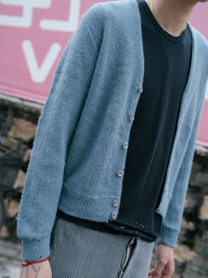 1960s "RUGBY STROKE SAVER" Virgin Alpaca Cardigan