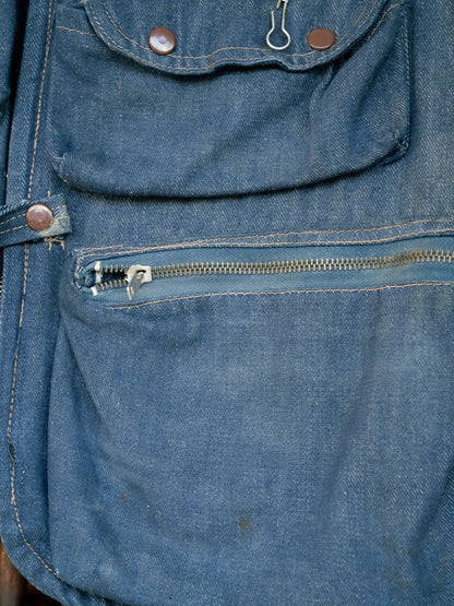 1980s "WALKER" Denim The Ultimate Fishing Vest