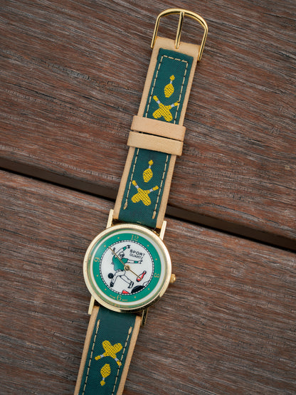 1980-90s "SPORT QUARTZ" Bowling Animated Watch