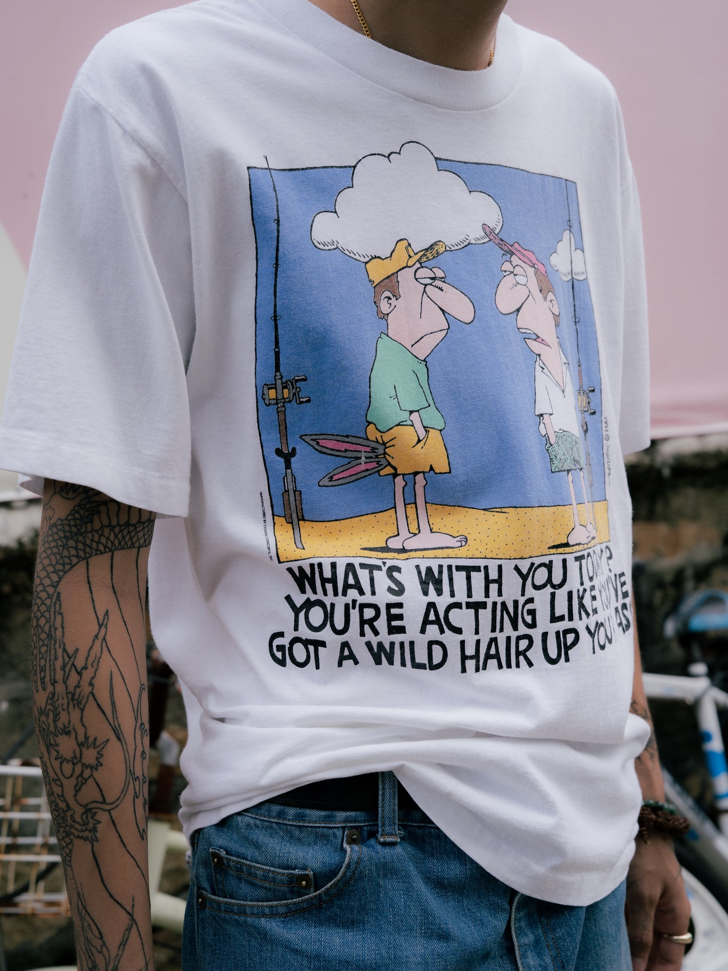 1990s "COASTAL CONCEPTS" Johnlara Tee