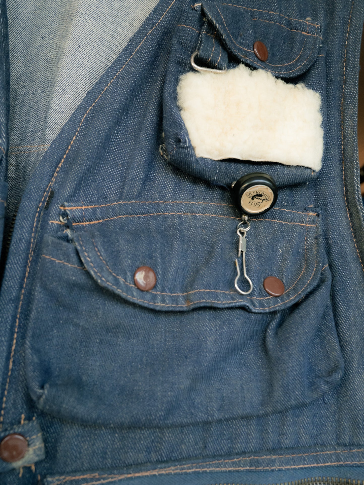 1980s "WALKER" Denim The Ultimate Fishing Vest