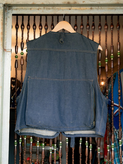1980s "WALKER" Denim The Ultimate Fishing Vest