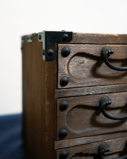 昭和時期 三段式小箪笥