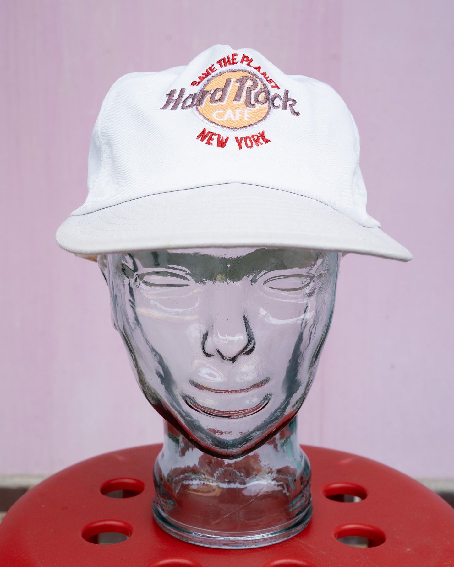 1990s "BABUCAP" HARD ROCK CAFE New York Save The Planet 6-Panel Strapback Cap