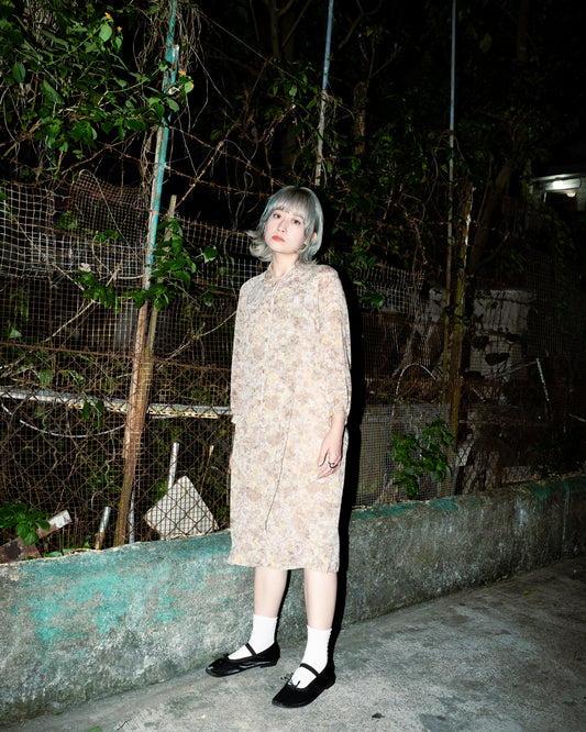 Old JP Floral Chiffon Dress 碎花紗質連身裙