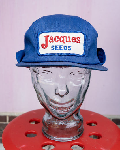 1970s-80s "K-BRAND" Jacques Seeds Ear-Flap Winter Hat