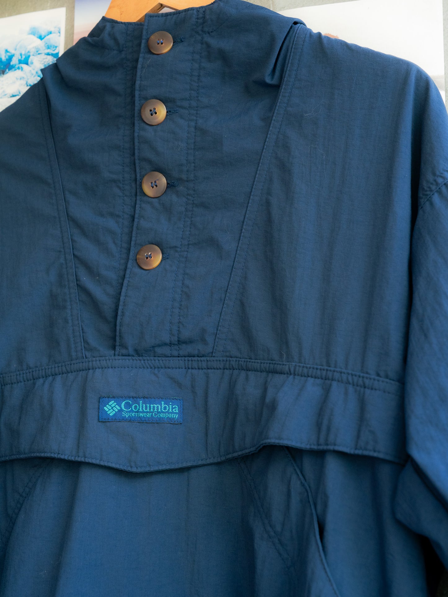 1990s "COLUMBIA" Nylon Anorak Pullover